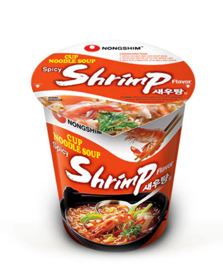 NONGSHIMㅣSpicy Noodle Soup Shrimp Flavor Small Cup
