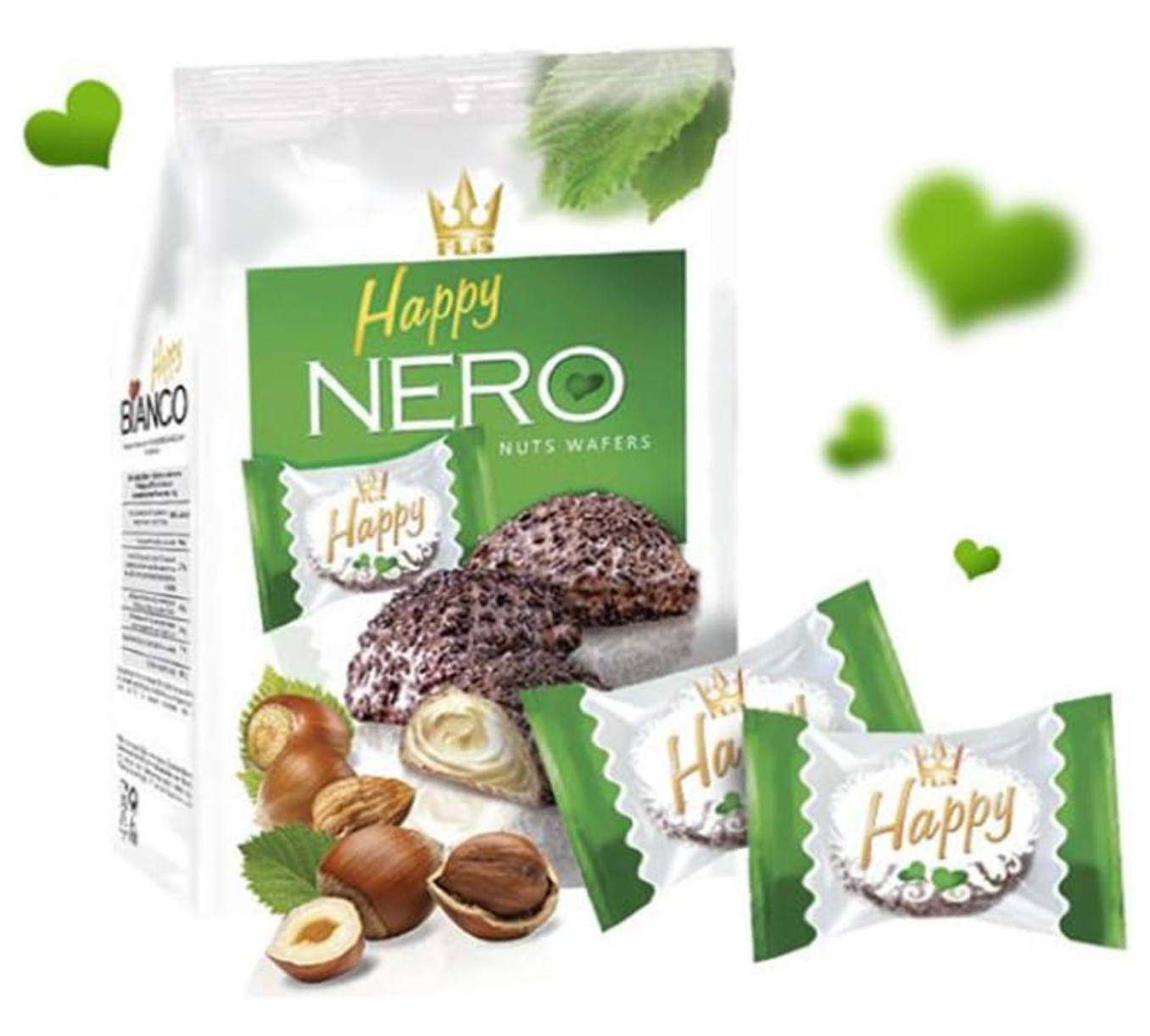 NUTRO GUSTO l 헤이즐넛 크림 필링이 들어간 해피 웨이퍼 140g