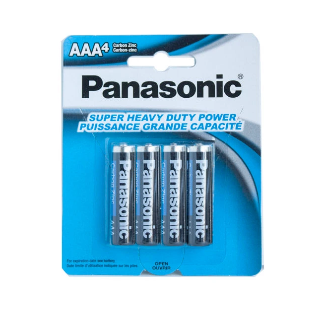 파나소닉 4PK- AAA 슈퍼 HD 배터리