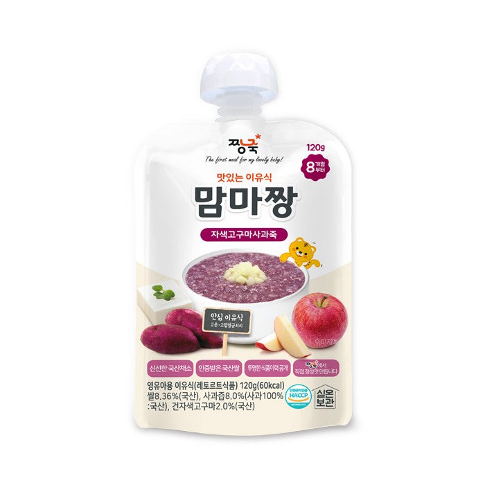 짱죽 이유식(사과&보라고구마)