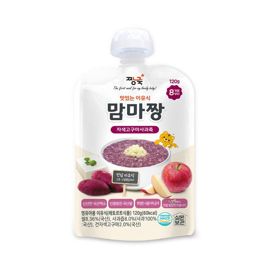 Jjangjug Baby Food (Apple & Purple sweet potato)