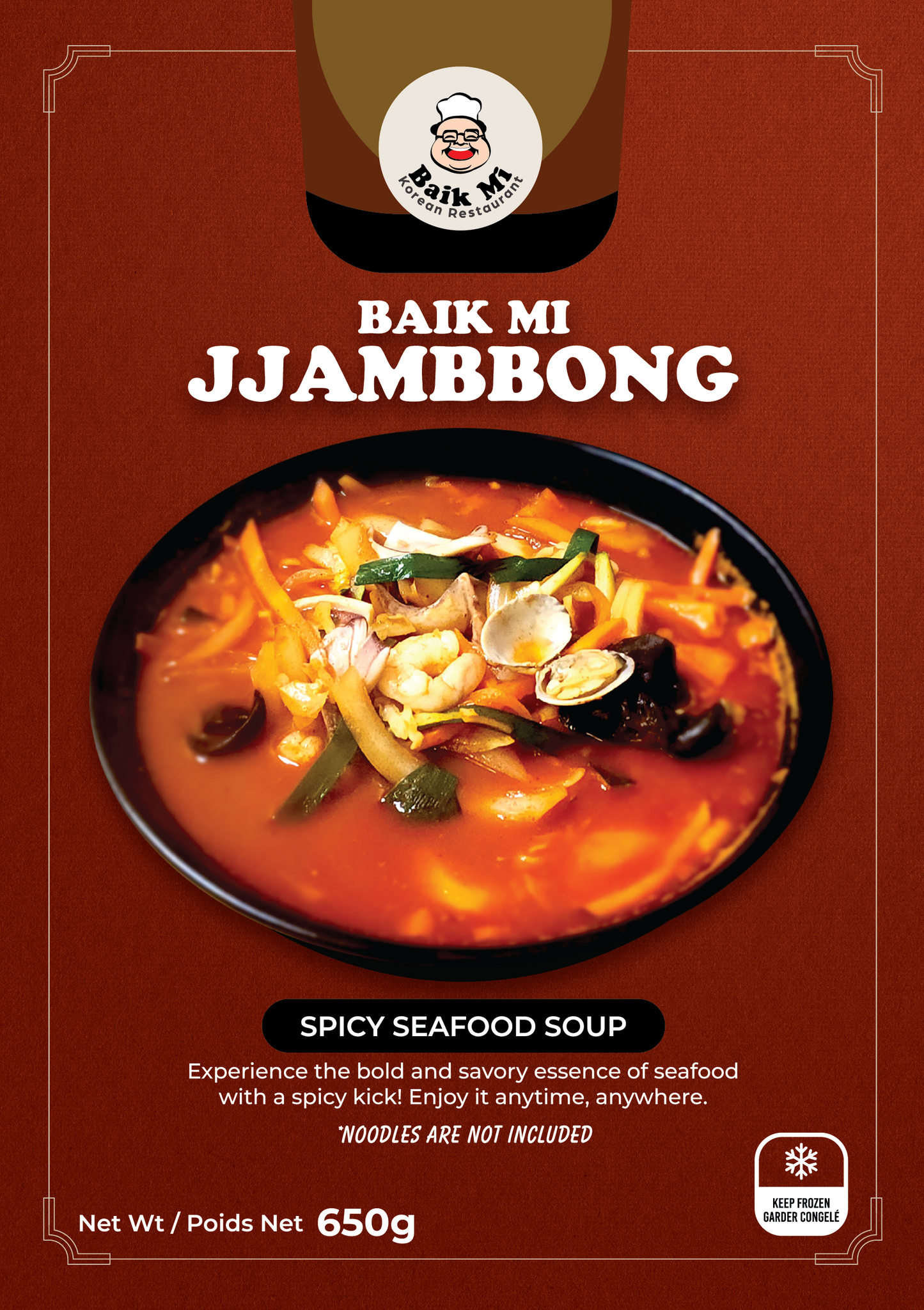 Baik Mi JjamBbong - Spicy Seafood Soup