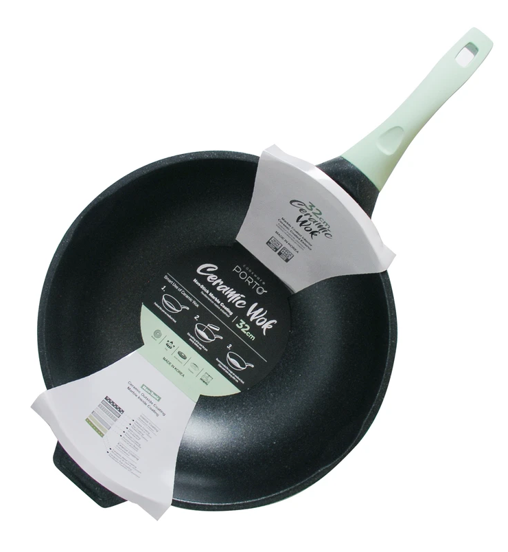 Porto Ceramic Wok 32cm (6.9 LITER)