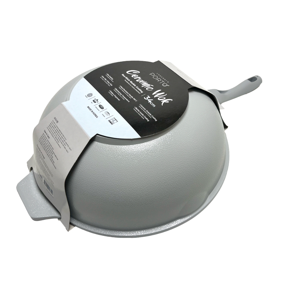 Porto Ceramic Wok 34cm